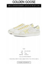 Men's Stardan Leather Yellow Tab Low Top Sneakers White - GOLDEN GOOSE - BALAAN 3