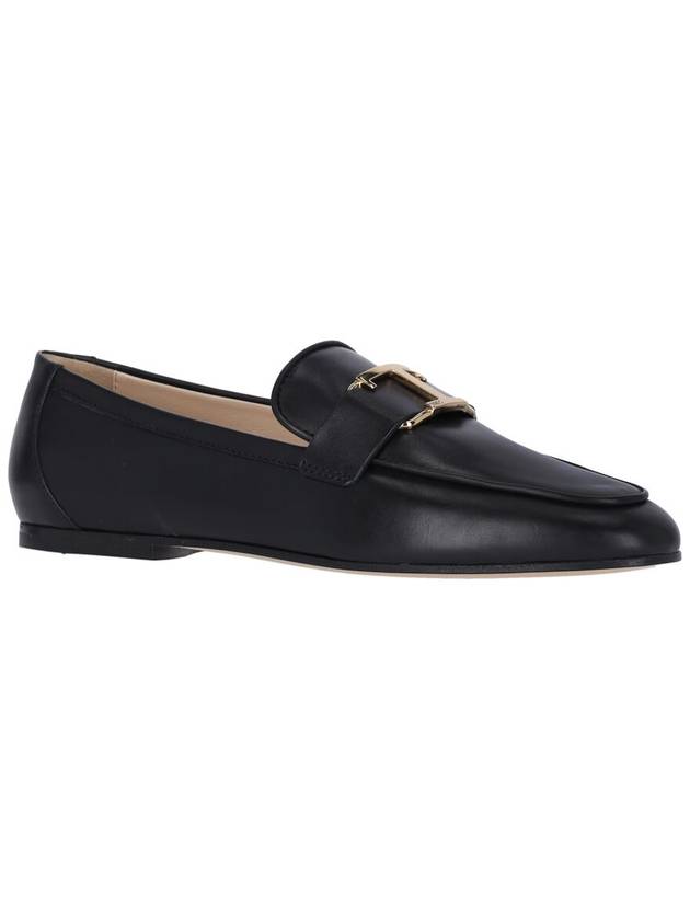 Tods T Timeless Leather Loafers Black - TOD'S - BALAAN 3