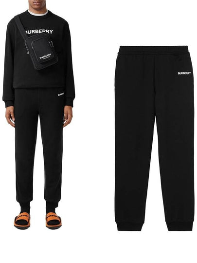 Addison French Terry Track Pants Black - BURBERRY - BALAAN 2