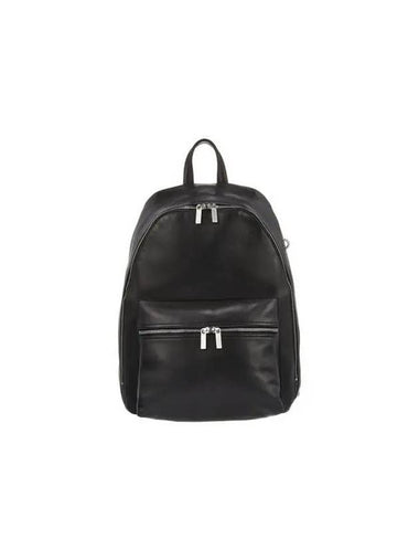 WOMEN Grainy Leather Backpack Black - RICK OWENS - BALAAN 1