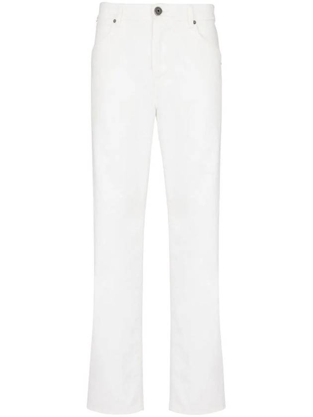 Balmain Regular Denim Pants White Wash Clothing - BALMAIN - BALAAN 1