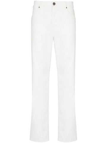 Balmain Regular Denim Pants White Wash Clothing - BALMAIN - BALAAN 1