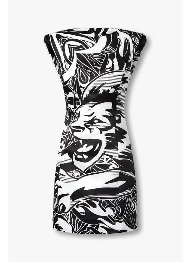 Women s Power Shoulder Sleeveless Dress Black - PHILIPP PLEIN - BALAAN 1