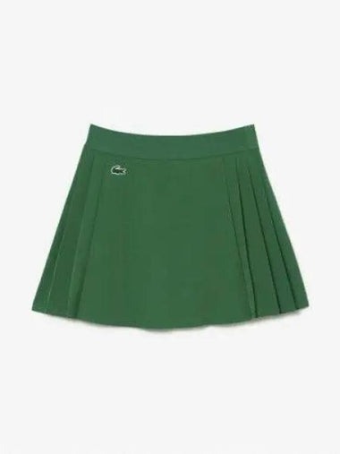 Women s Side Pleated Skirt Navy - LACOSTE - BALAAN 1