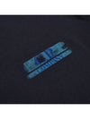 11Th Anniversary Logo Sweatshirt Navy - CP COMPANY - BALAAN 4