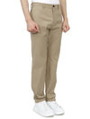 Men's Polyamide Blend Straight Pants Beige - THEORY - BALAAN 4