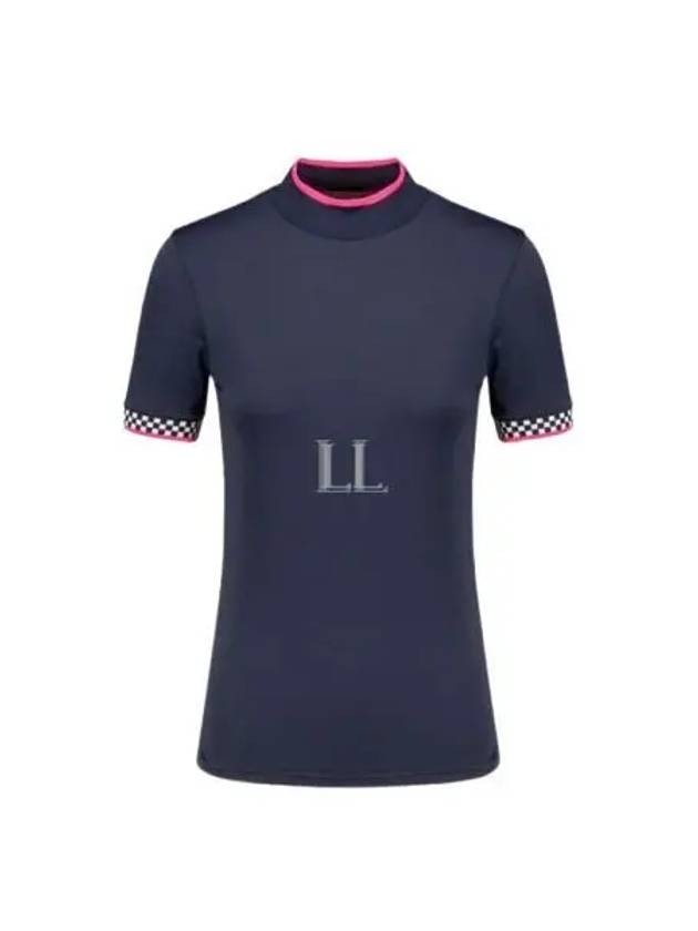 Women's Featherweight Mock Neck Golf Short Sleeve T-Shirt Twilight - G/FORE - BALAAN 2