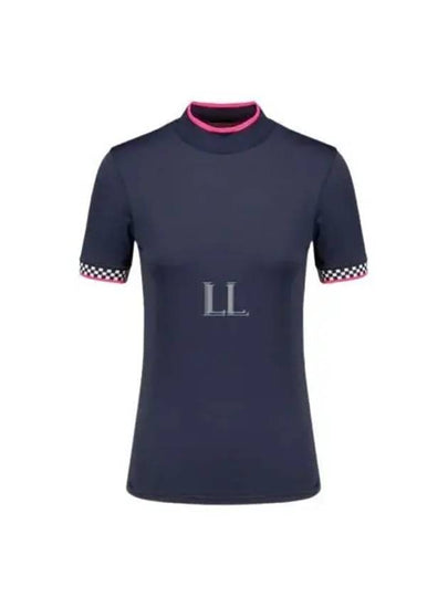 Women's Featherweight Mock Neck Golf Short Sleeve T-Shirt Twilight - G/FORE - BALAAN 2