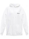 BB Logo Oversized Hoodie White - BALENCIAGA - BALAAN 1