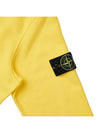 Wappen Patch Crew Neck Sweatshirt Yellow - STONE ISLAND - BALAAN 6