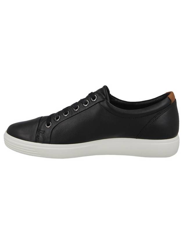 Soft 7 Low Top Sneakers Black - ECCO - BALAAN 4