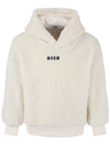 Kids Women s Logo Embroidered Wool Hoodie MS029278 013 - MSGM - BALAAN 2