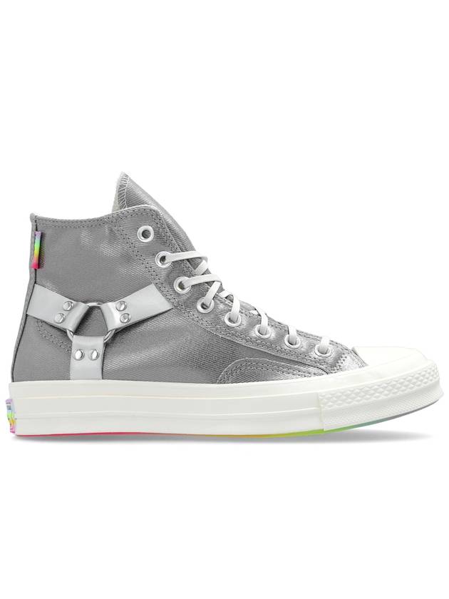 Women s High Top Sneakers Converse Sports Shoes A10214C Gray - CONVERSE - BALAAN 1