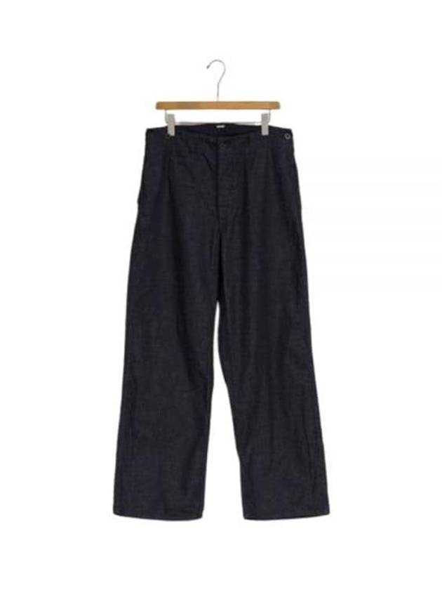 British Work Straight Pants Navy - NIGEL CABOURN - BALAAN 2