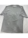 1 Men s Slime Logo Oversized Short Sleeve T Shirt Gray - BALENCIAGA - BALAAN 10