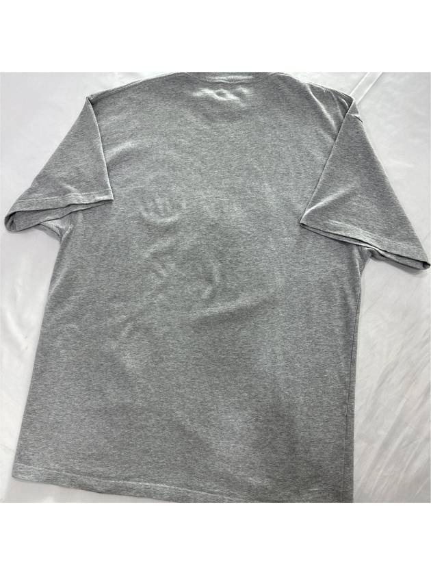 1 Men s Slime Logo Oversized Short Sleeve T Shirt Gray - BALENCIAGA - BALAAN 10