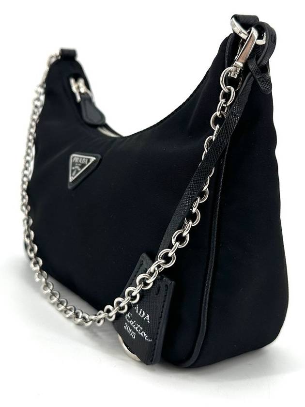 Tesuto Black Re Edition Multi Hobo Bag 1BH204 - PRADA - BALAAN 4