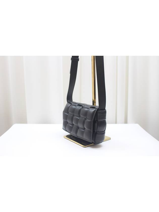 Small padded cassette bag black 717506 - BOTTEGA VENETA - BALAAN 3