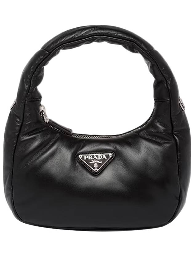 Soft Padded Nappa Leather Mini Bag Black - PRADA - BALAAN 2