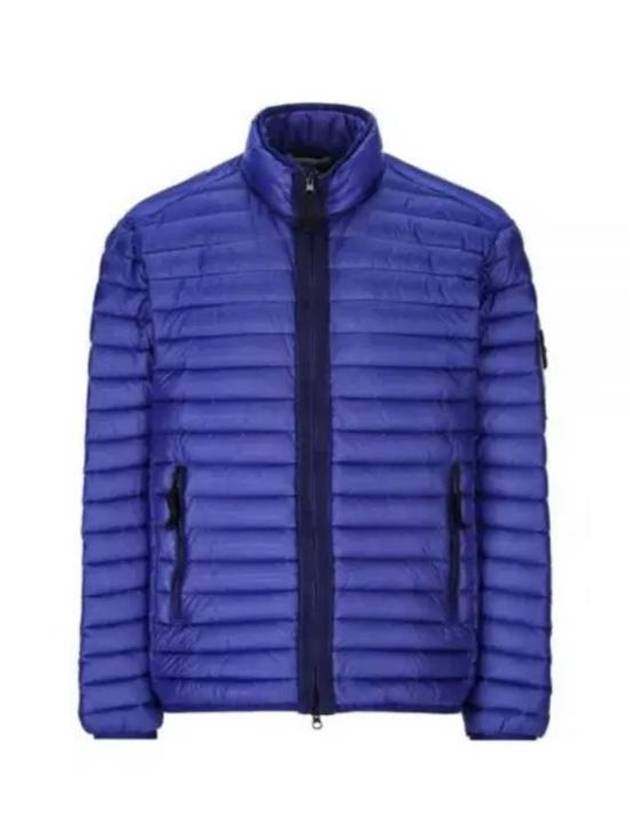 Men's Wappen Patch Padded Jacket Blue - STONE ISLAND - BALAAN 2