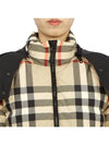 Women's Detachable Check Hooded Padding Archive Beige - BURBERRY - BALAAN 9