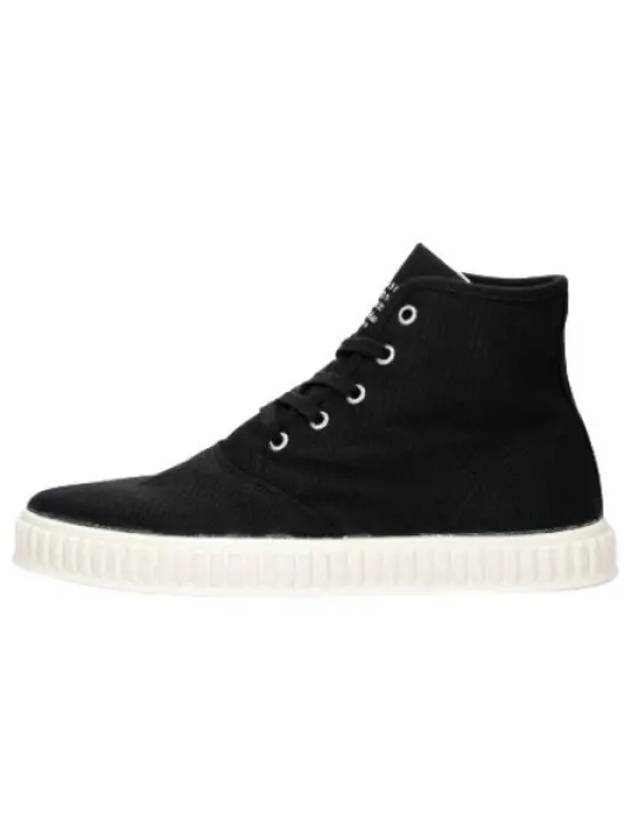 Almond High Top Sneakers Black - MAISON MARGIELA - BALAAN 1