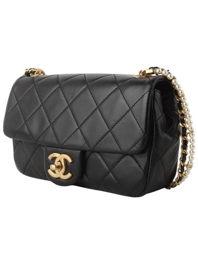 AS2210 Classic Pearl Calfskin Chain Mini Flap Bag 34234Y - CHANEL - BALAAN 2