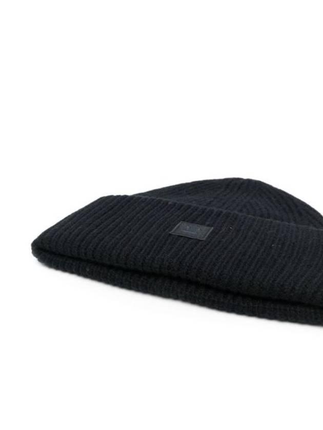 Small Face Logo Beanie Black - ACNE STUDIOS - BALAAN 3