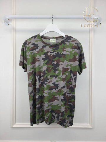 men s short sleeve t shirt - SAINT LAURENT - BALAAN 1