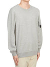 Light Fleece Sweatshirt Grey - CP COMPANY - BALAAN 4