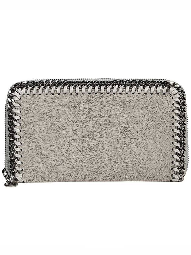 Falabella zipper long wallet gray - STELLA MCCARTNEY - BALAAN 6