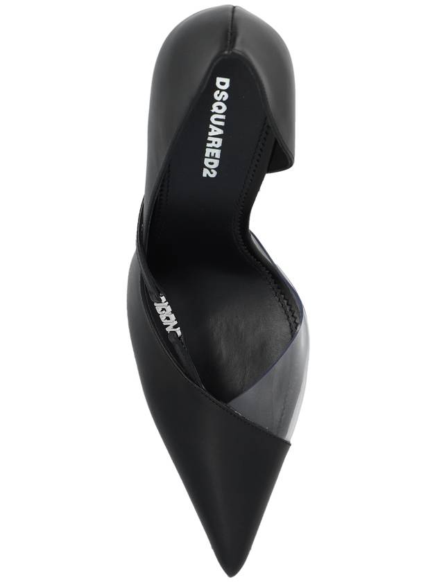 Dsquared2 Leather Stiletto Pumps, Women's, Black - DSQUARED2 - BALAAN 6