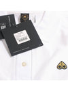 Men's Logo Patch Short Sleeve Polo Shirt White - MOOSE KNUCKLES - BALAAN 5