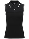 WOMEN SLEEVELESS COLLARED SWEATERBK - ANEWGOLF - BALAAN 1