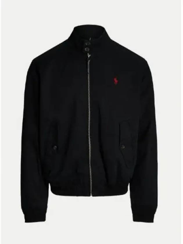 Pony Logo Twill Zip-Up Jacket Black - POLO RALPH LAUREN - BALAAN 2