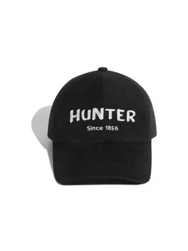 Twill embroidered logo cap black HBW0001CHZBLK - HUNTER - BALAAN 1