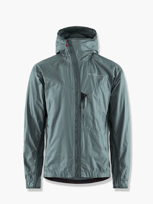 Men's Ansur Windproof Zip-Up Jacket Stone Blue - KLATTERMUSEN - BALAAN 2