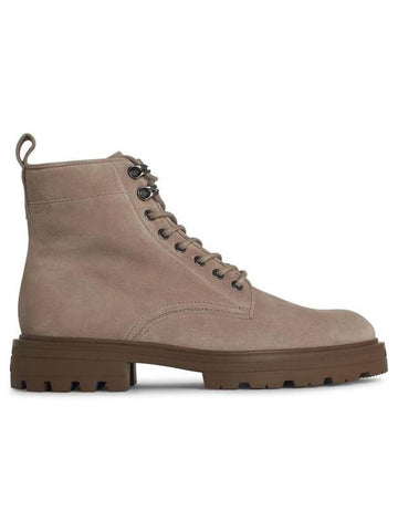 Hogan 'H673' Beige Suede Boots - HOGAN - BALAAN 1