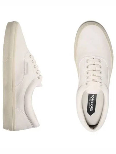 LEATHER LOW TOP SNEAKERS - TOM FORD - BALAAN 1