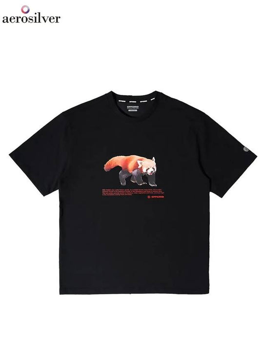 Intended Animal Graphic Short Sleeve T-Shirt Black - OFFGRID - BALAAN 2