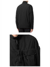 Nylon Over Anorak Zip-up Jacket Black - CP COMPANY - BALAAN.