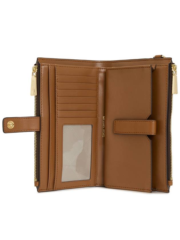 Jet Set Canvas Long Wallet Brown - MICHAEL KORS - BALAAN 5