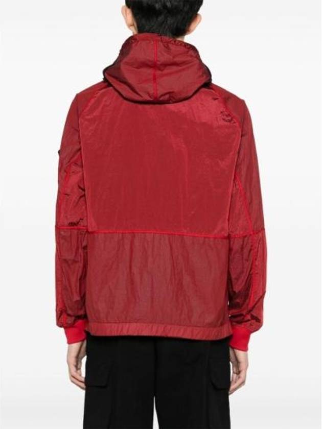 Nylon Metal Windbreaker Red - STONE ISLAND - BALAAN 6