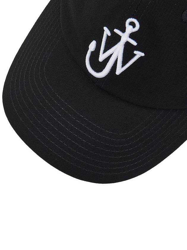 Logo Cotton Canvas Ball Cap Black - JW ANDERSON - BALAAN 8