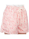 logo print shorts pink - MONCLER - BALAAN.