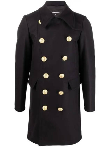 double coat black - DSQUARED2 - BALAAN.