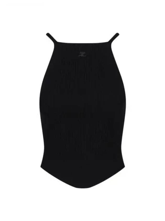 Holistic Ribbed Knit Sleeveless Black - COURREGES - BALAAN 2