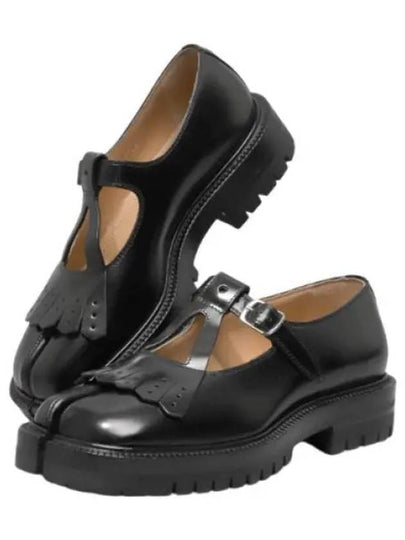 Tabi County Leather Mary Jane Loafer Black - MAISON MARGIELA - BALAAN 2