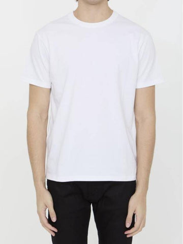 Cotton Short Sleeve T-Shirt White - VALENTINO - BALAAN 1