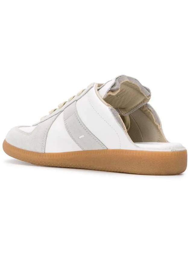 Women's Replica Cut Out Mule Low Top Sneakers White - MAISON MARGIELA - BALAAN 4